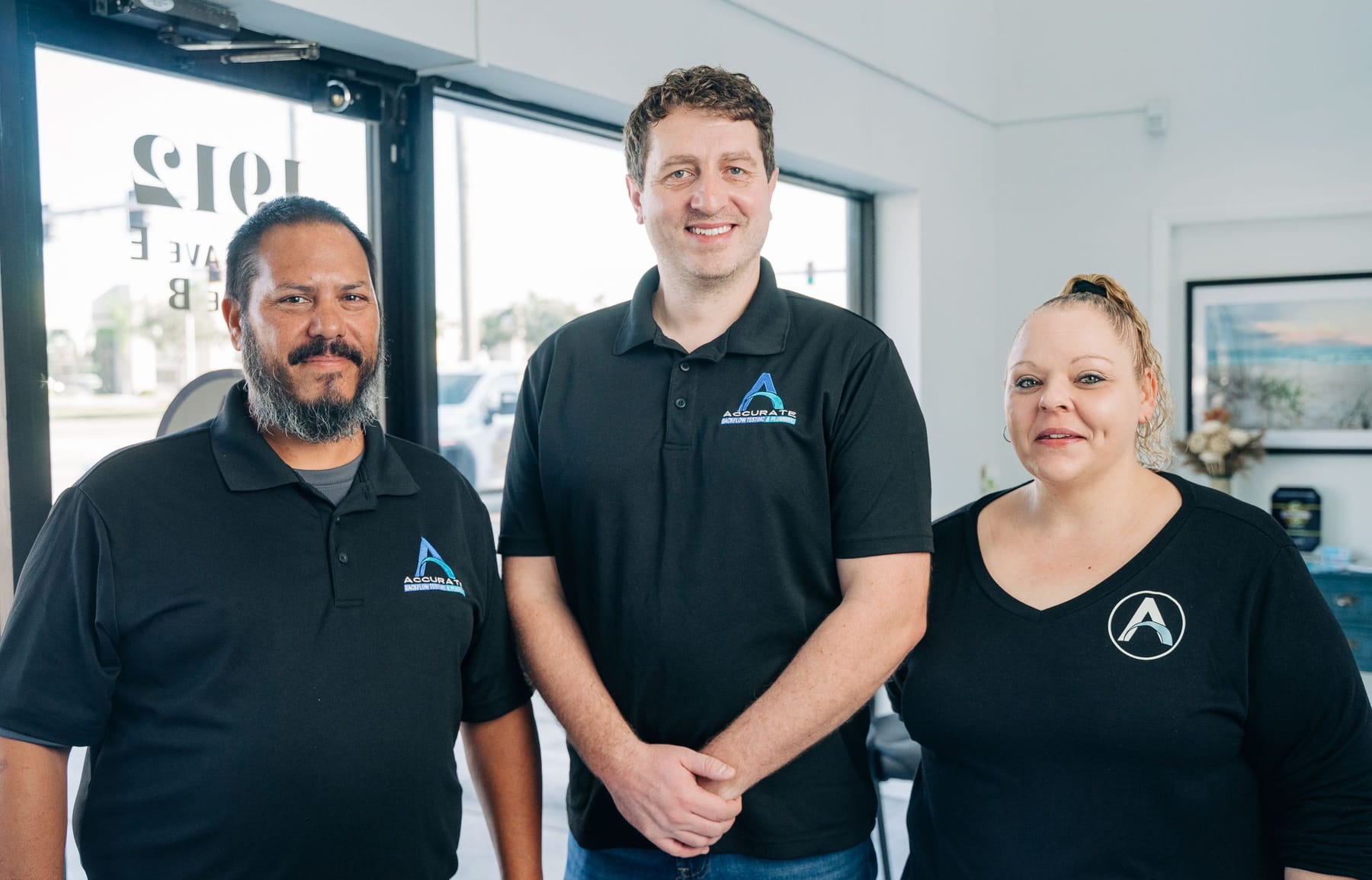 The Accurate Backflow & Plumbing team at the Bradenton office